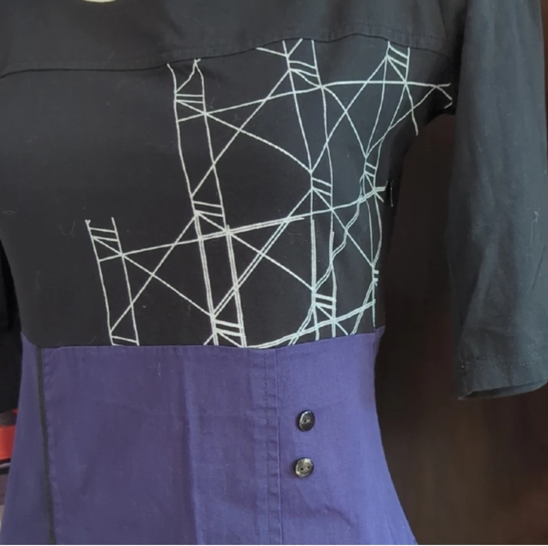 Black and Purple Dress - photo 5