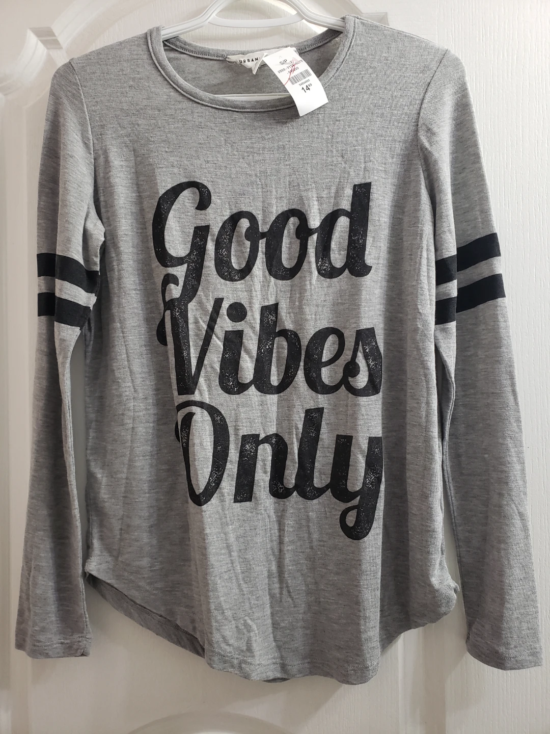 New Urban Heritage Grey Long Sleeve. Size Small