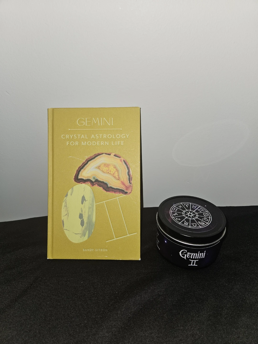 Gemini Crystal Astrology for Modern Life Book and Candle Set