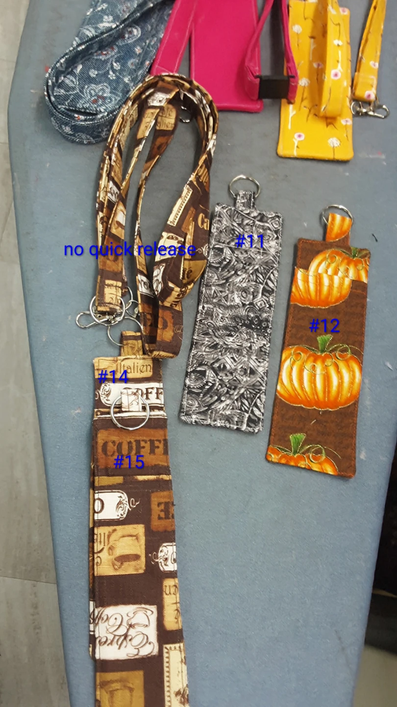 Fabric Lanyards and pen holders - photo 2