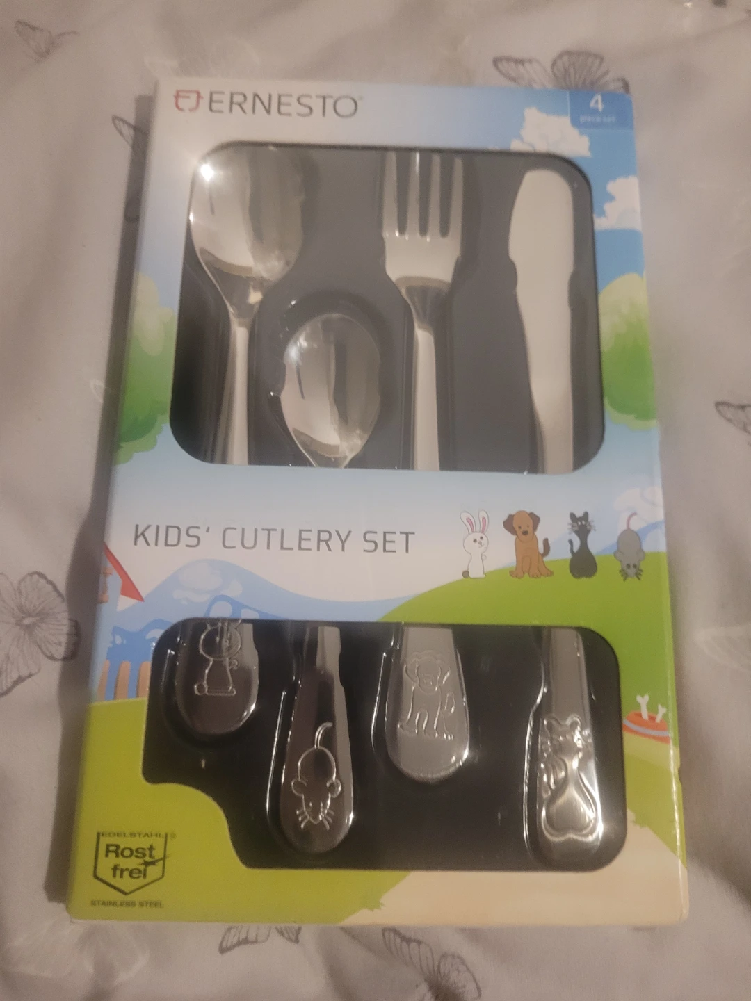 Ernesto Kids' Cutlery Set - 4 Piece Stainless Steel