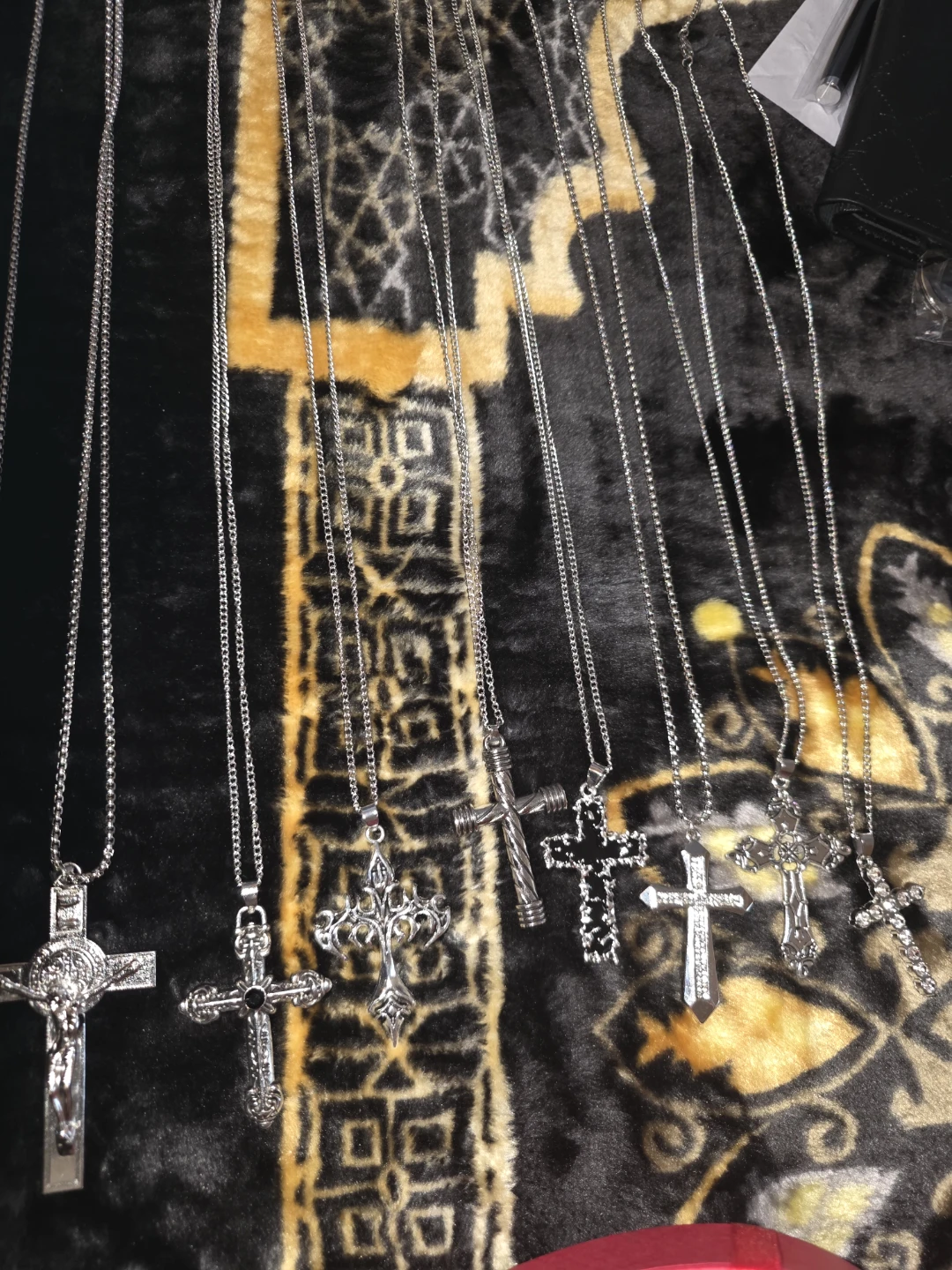 Heart & Cross Necklaces Set