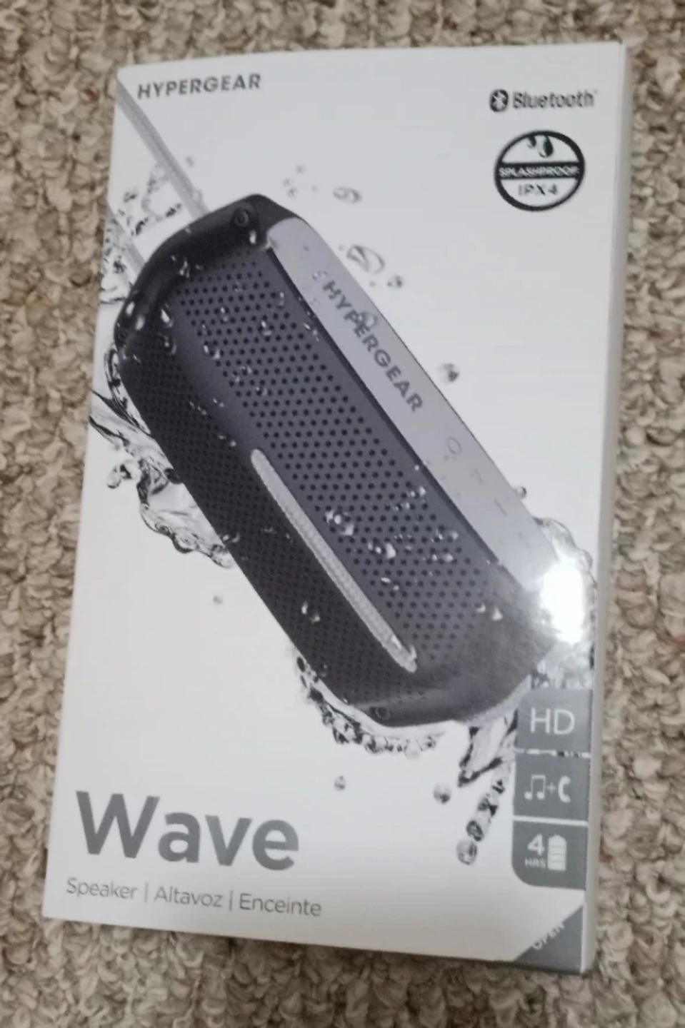 HyperGear Wave Splashproof Bluetooth Speaker