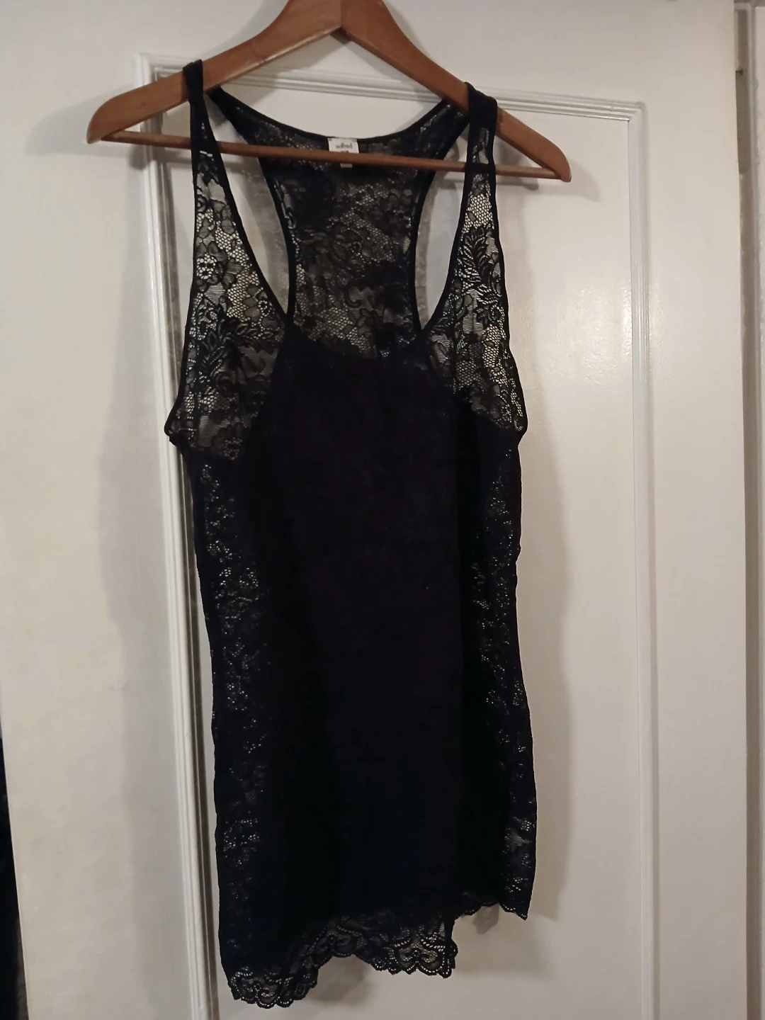 Wilfred Black Lace Tank Top - Large - photo 3