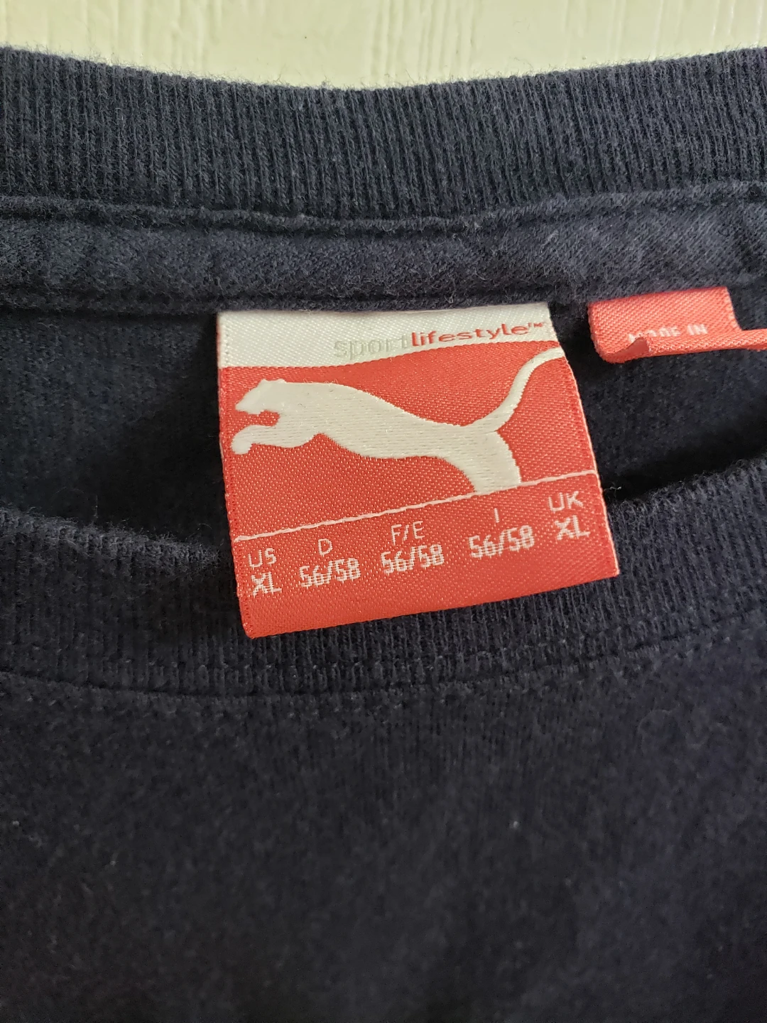 Puma Navy Blue T-Shirt - Size XL for men - photo 3