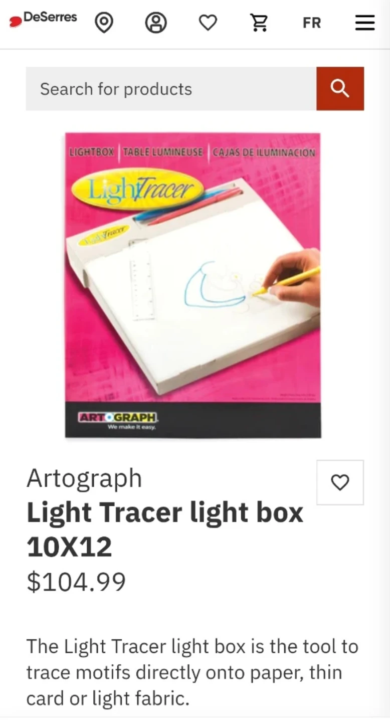 Artograph Light Tracer Light Box