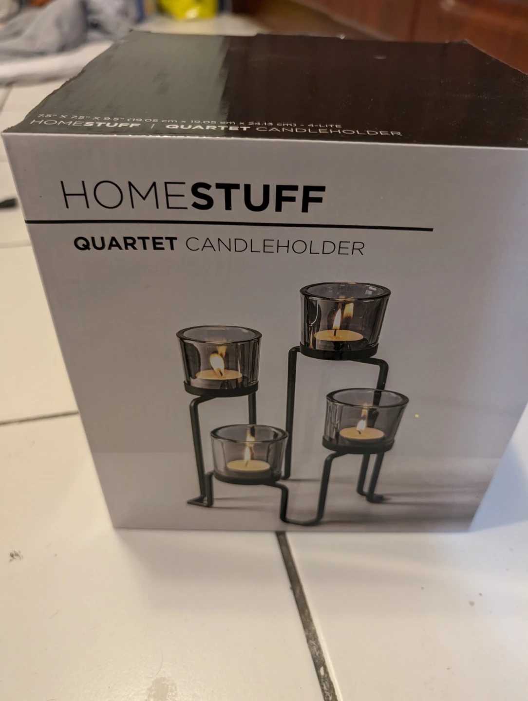 BNIB HOMESTUFF Quartet Candleholder
