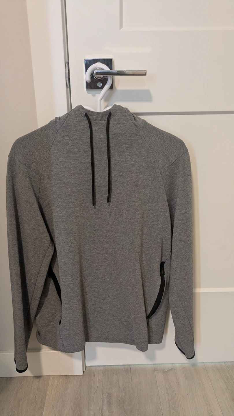 Grey Hooded Pullover