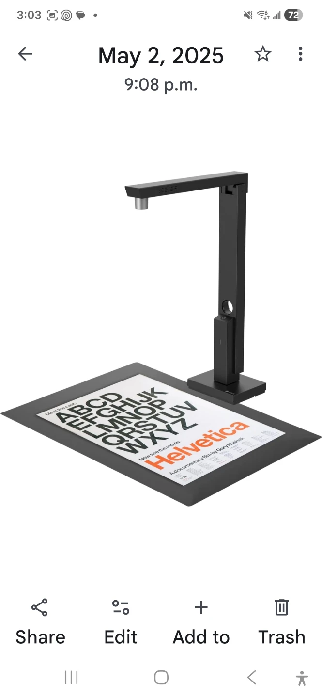 Document Scanner with USB Cable and Manual - photo 3