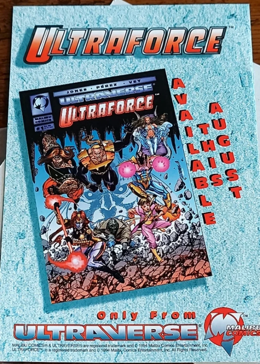 Ultraforce #0A Comic Book