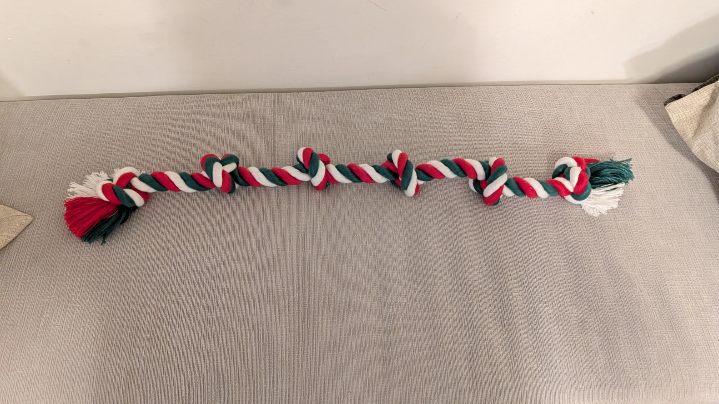 Brand New Christmas Dog Rope Toy