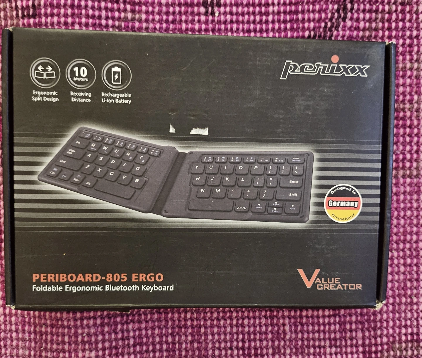 Perixx PERIBOARD-805 ERGO Foldable Bluetooth Keyboard - photo 4