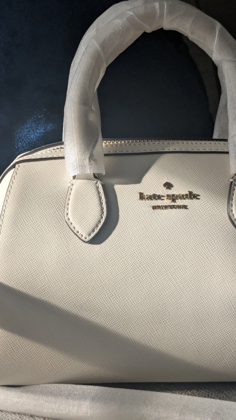 Kate Spade Duffel CB Leather Satchel - White - photo 2