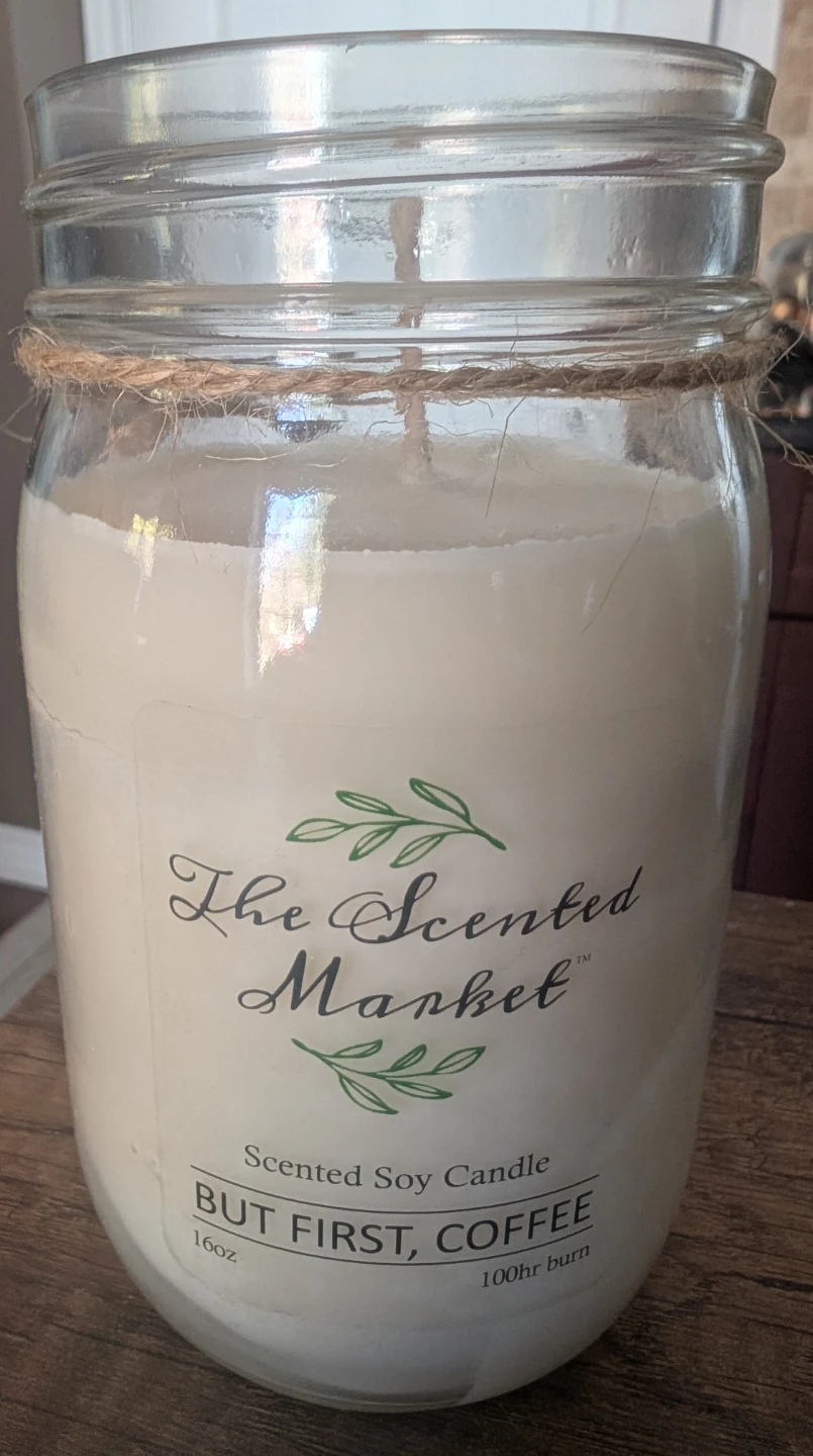 The Scented Market "But First, Coffee" Scented Soy Candle