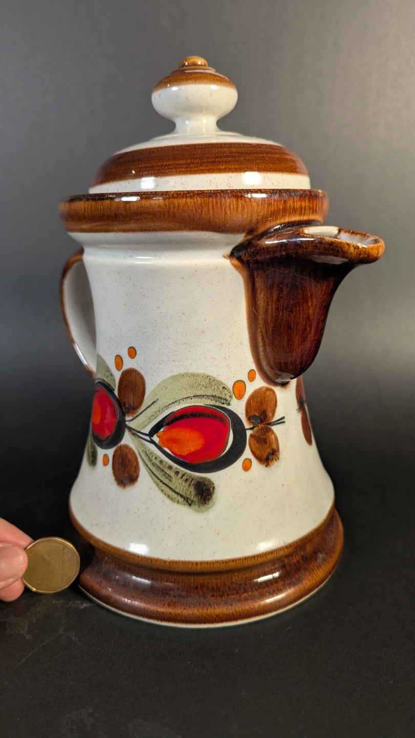 1970s Vintage Schramberg Handgemalt Bernau Germany