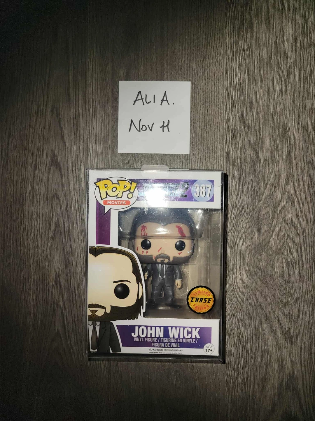 Funko Pop! Movies John Wick #387 Chase Edition Vinyl Figure