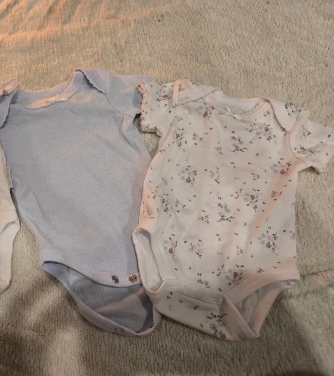 Cotton Onesies size 0-3 months