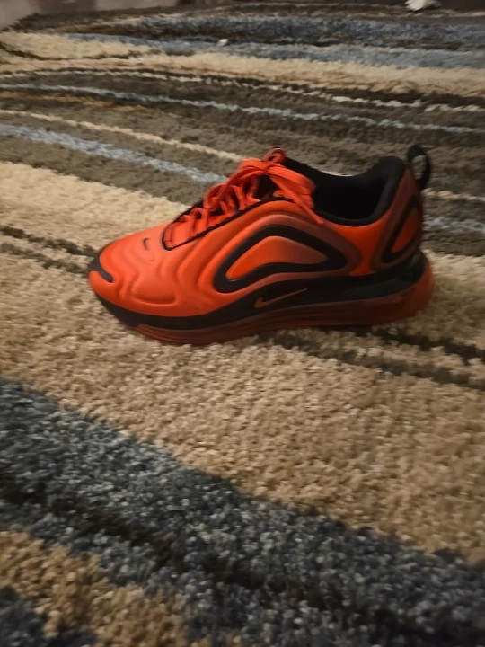 Nike Air Max 720 Orange Black Sneakers