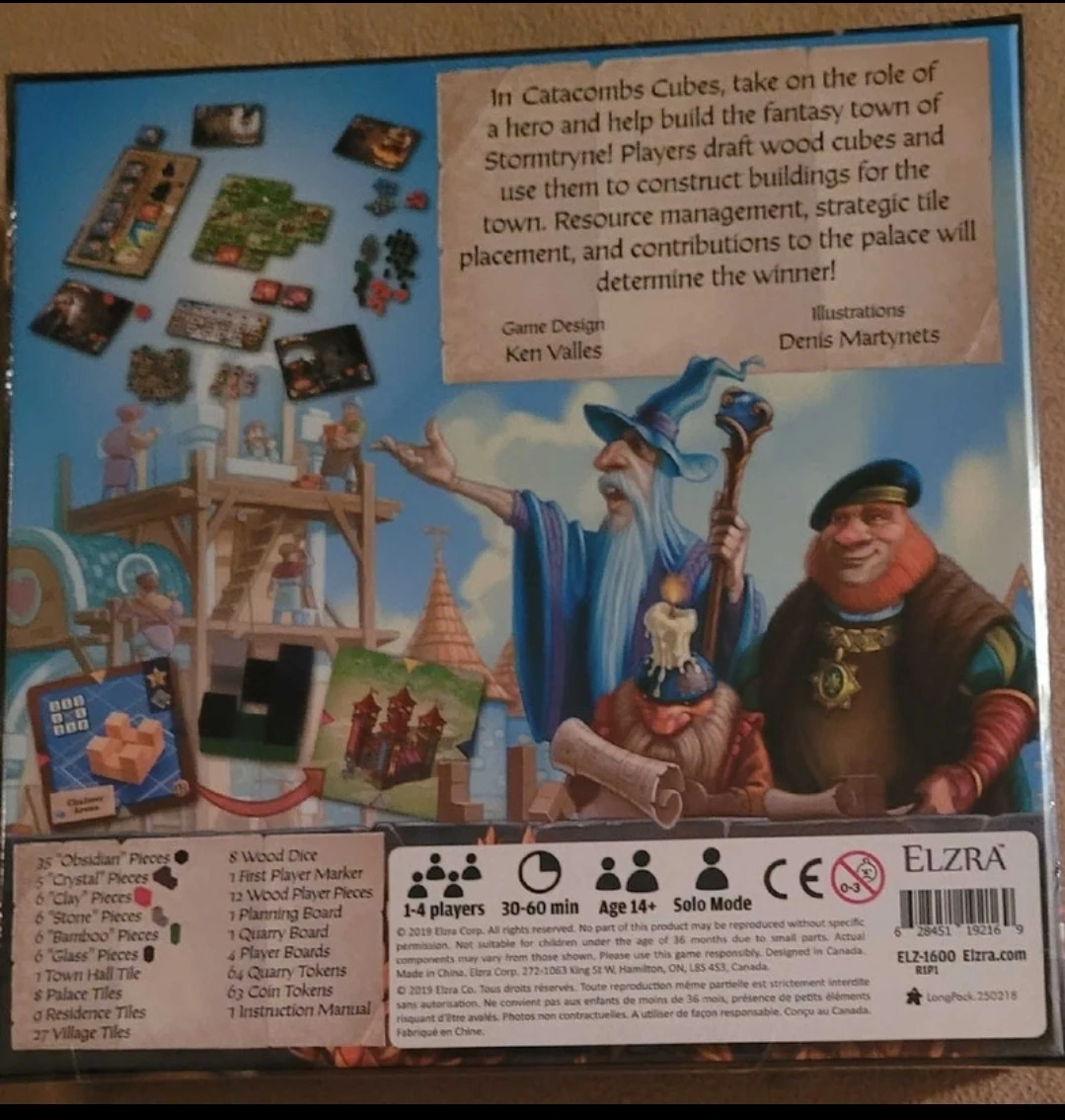 Elzra Catacombs Cubes Board Game - photo 2