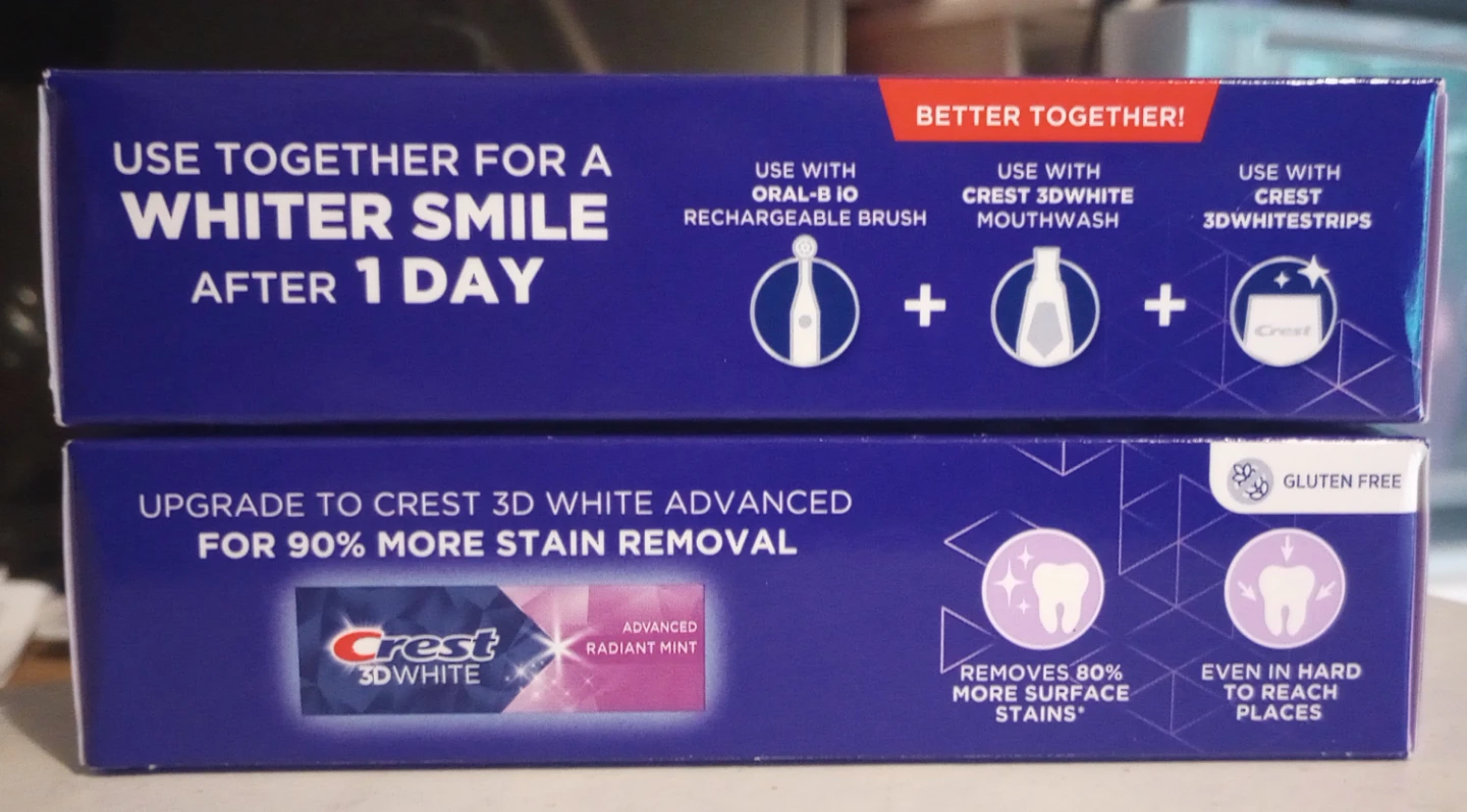 Crest 3D White Stain Eraser Toothpaste - 2 for $5 - photo 2