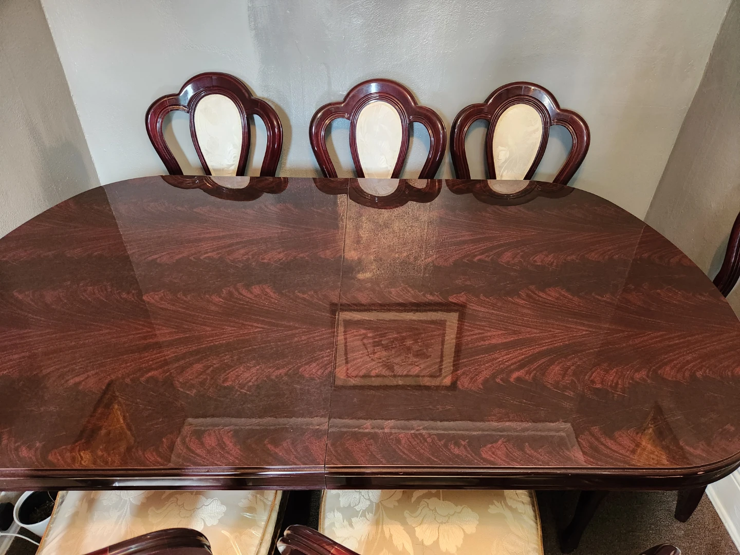 Wooden Dining Table with 6 Chairs - photo 3
