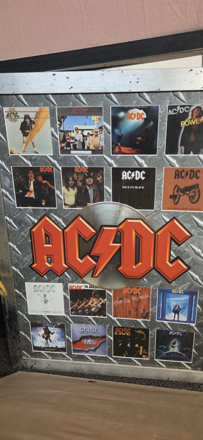 AC/DC Album Cover Sticker Collection
