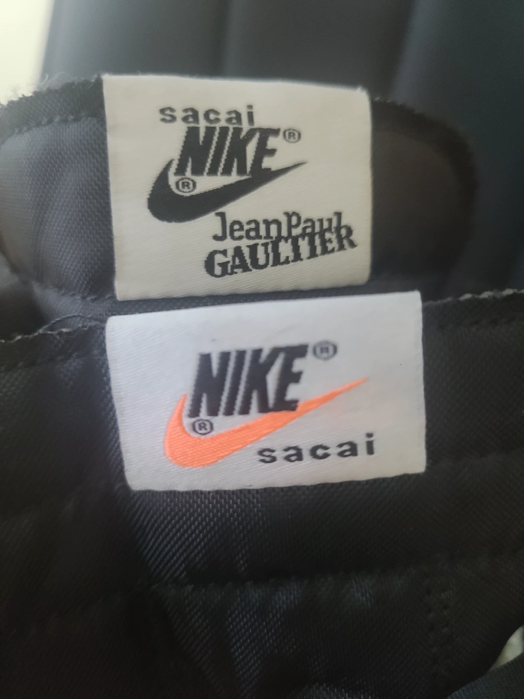 Nike x Sacai x Jean Paul Gaultier Vaporwaffle "Black" size 11.5 - photo 5