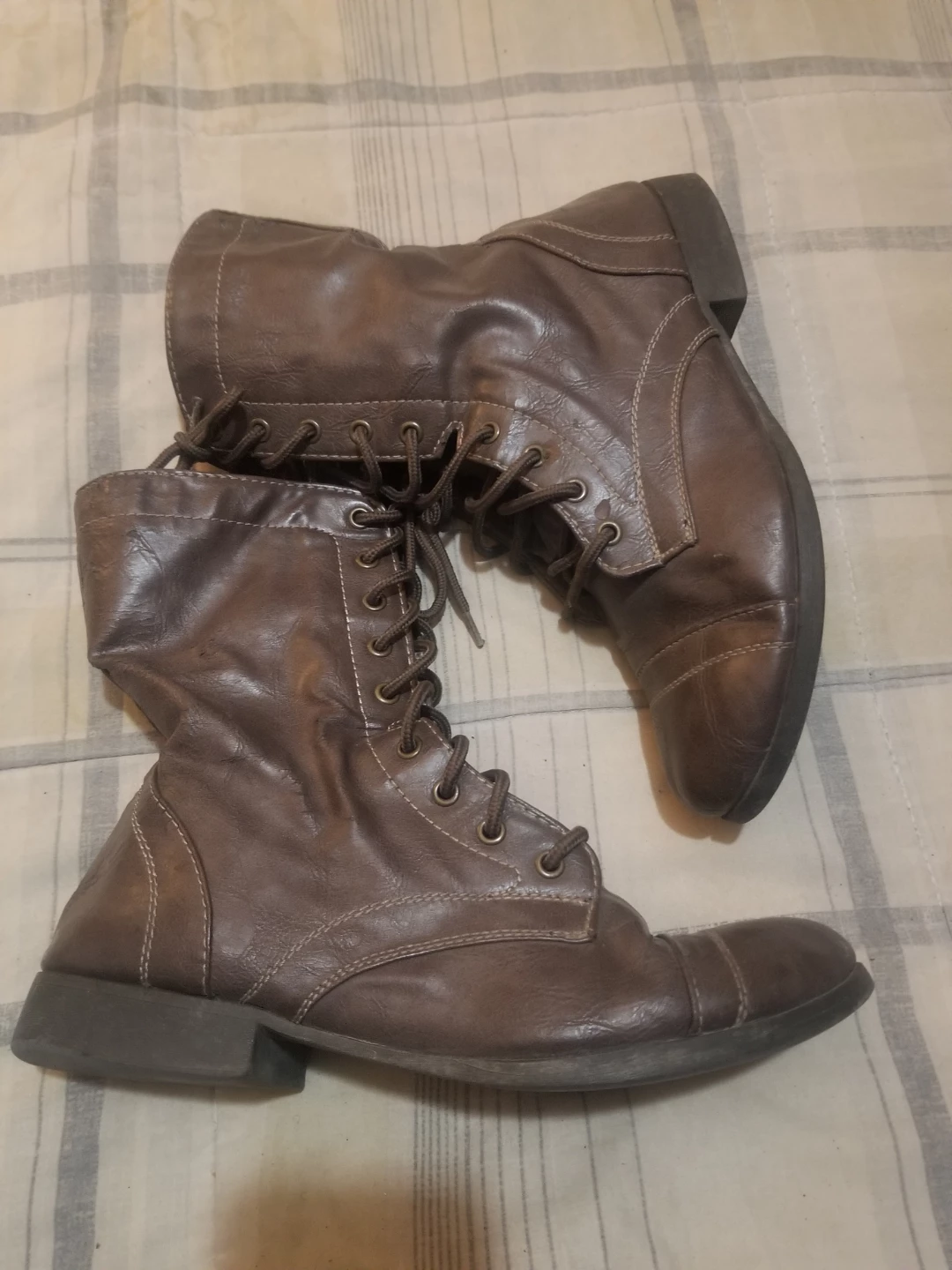 BRASH Brown Leather Laced Women's Boots - photo 2
