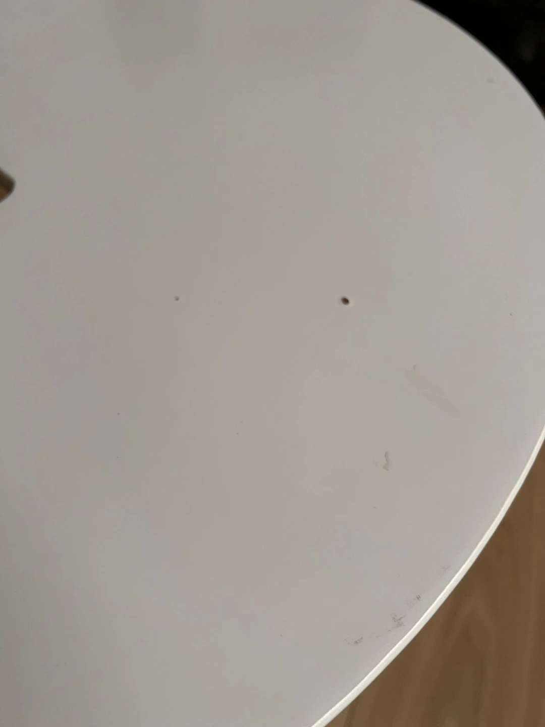 White Round Storage Coffee Table - photo 3