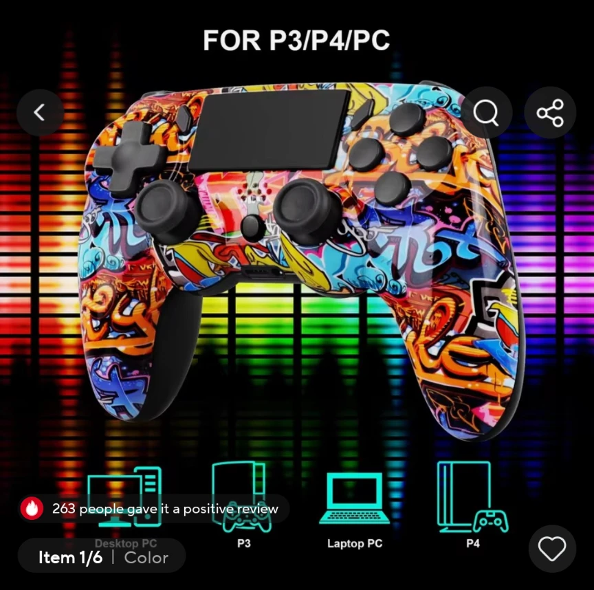 Custom Controller for PlayStation 4/PS3/PC - photo 2