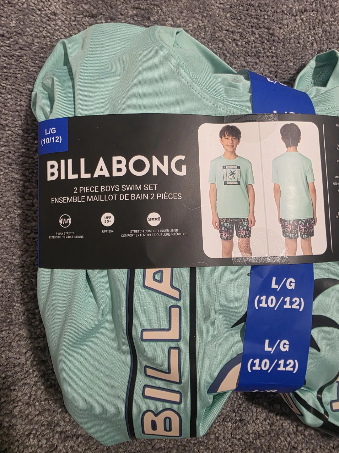 Billabong 2 Piece Boys Swim Set L/G (10/12) - photo 2