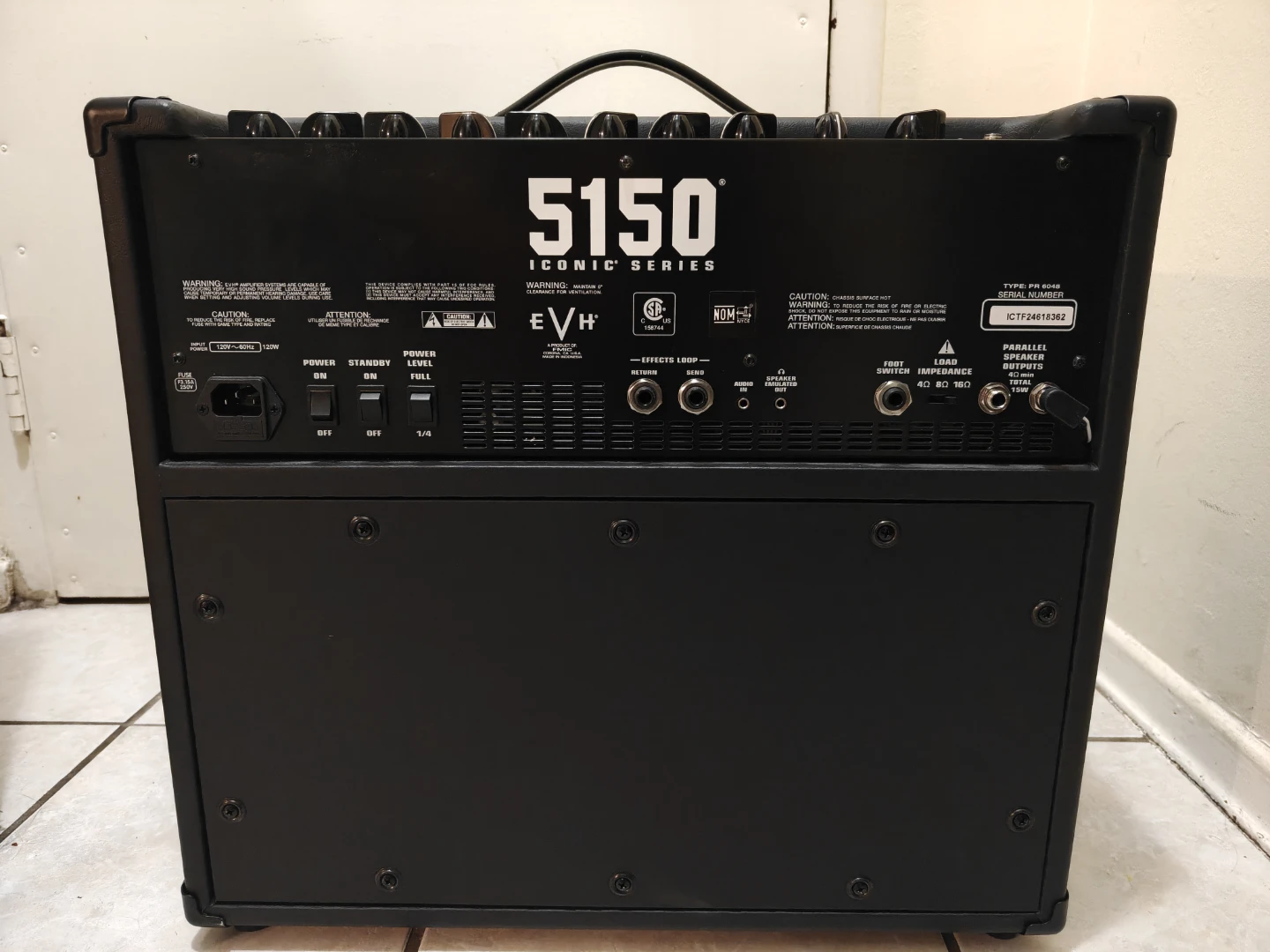 EVH - 5150 Iconic Series 15W 1x10 Combo Tube Amp - photo 2