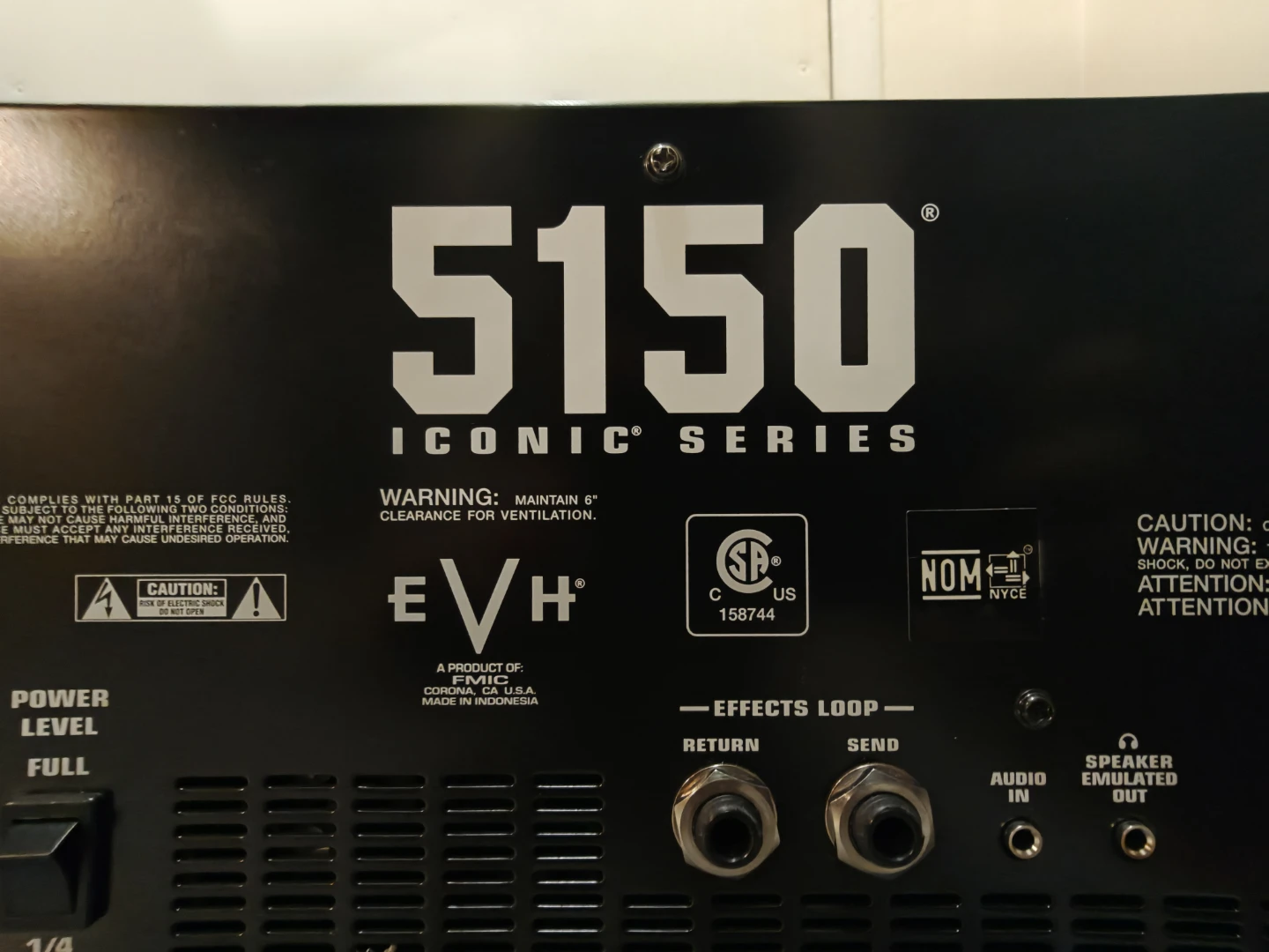 EVH - 5150 Iconic Series 15W 1x10 Combo Tube Amp - photo 3