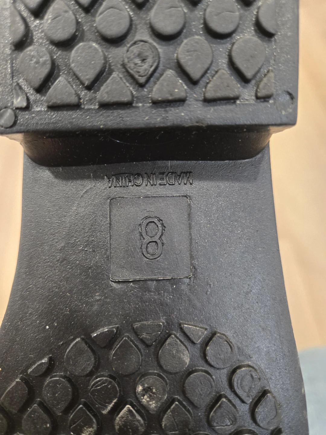 Black Rain Boots Size 8 - photo 3