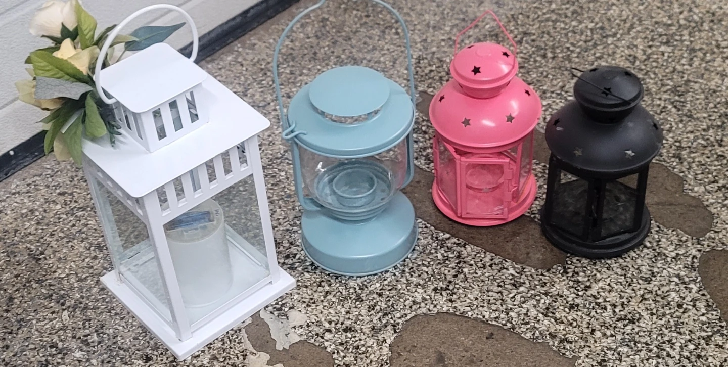 Set of 4 Decorative Lanterns