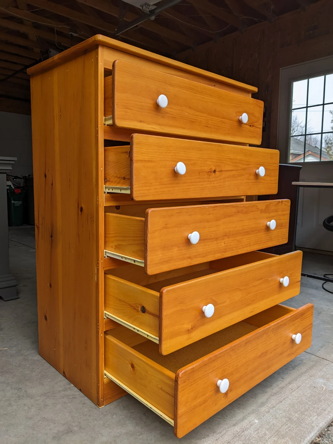 5 Drawer Tallboy Chest in Solid Pine - photo 3