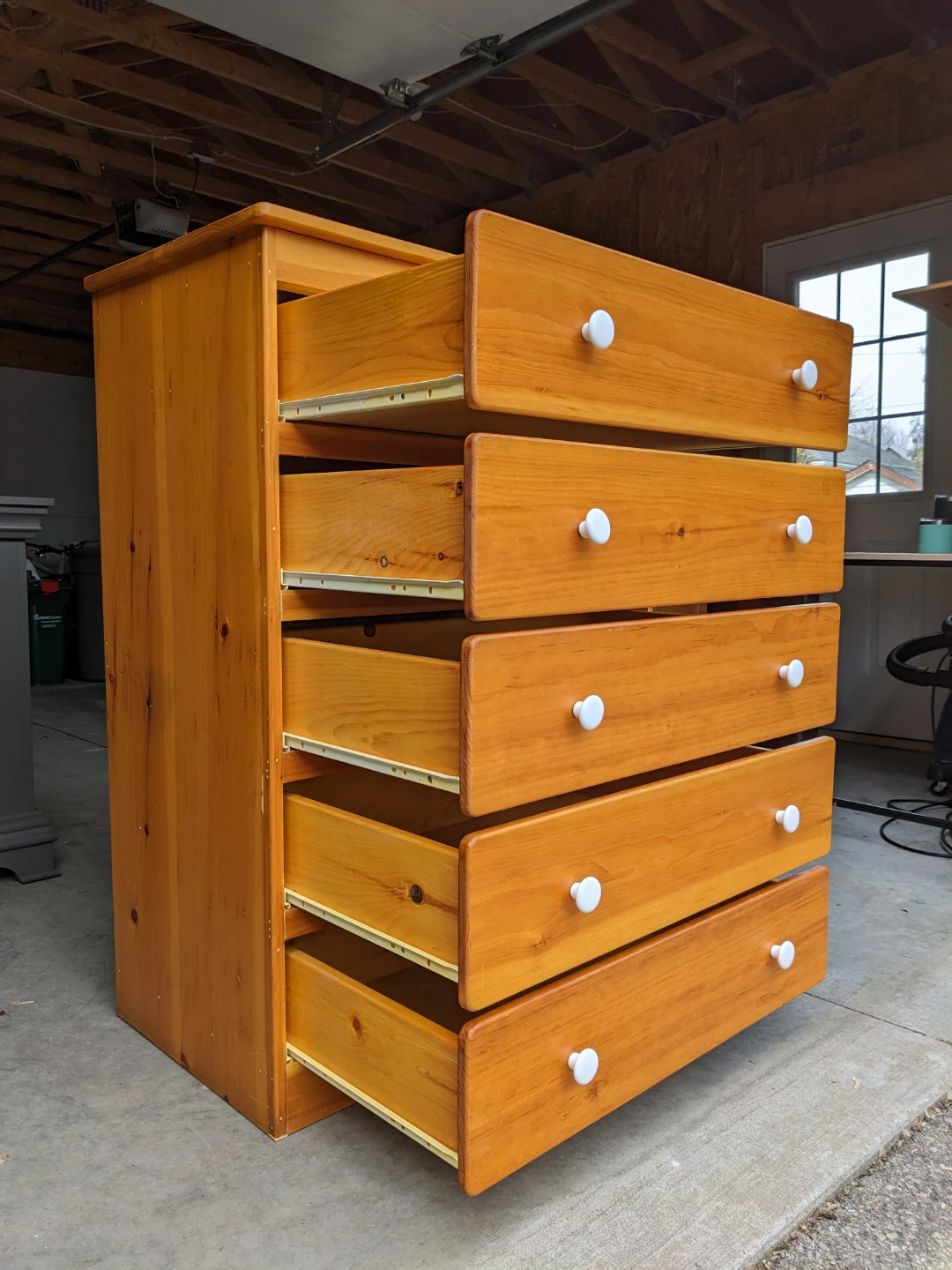 5 Drawer Tallboy Chest in Solid Pine - photo 4