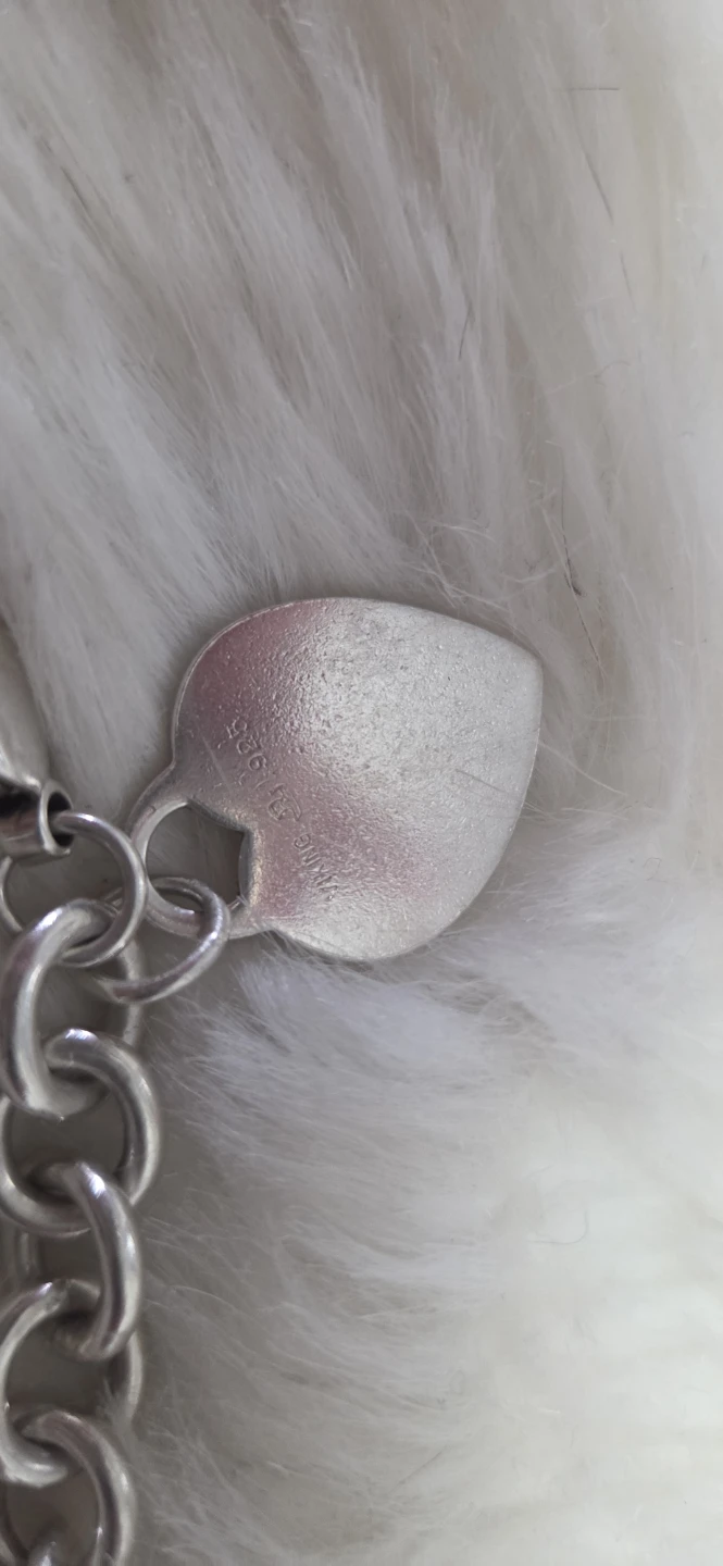 Tiffany & Co. Inspired  Sterling Silver Heart Tag Bracelet - photo 2