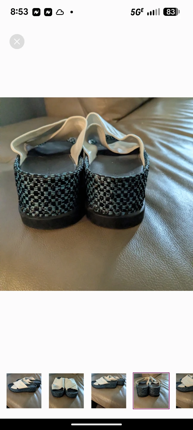 Sigerson Morrison Blac Sandals with Woven Design - photo 4