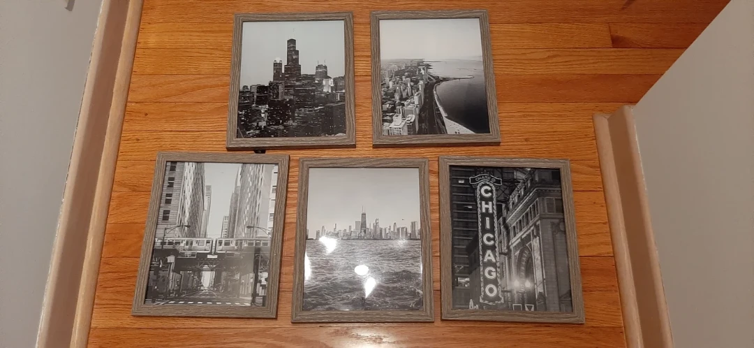 5 Framed Chicago City Photos - photo 2