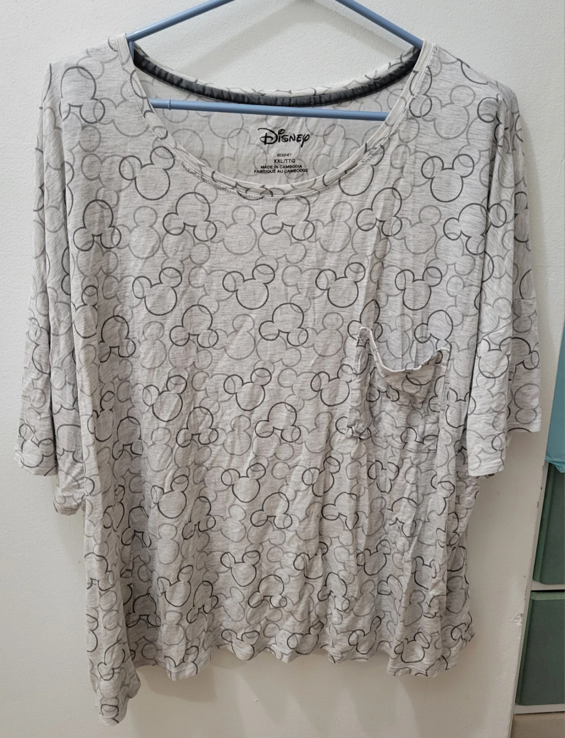 Mickey Mouse PJ Tshirt - Size 2X