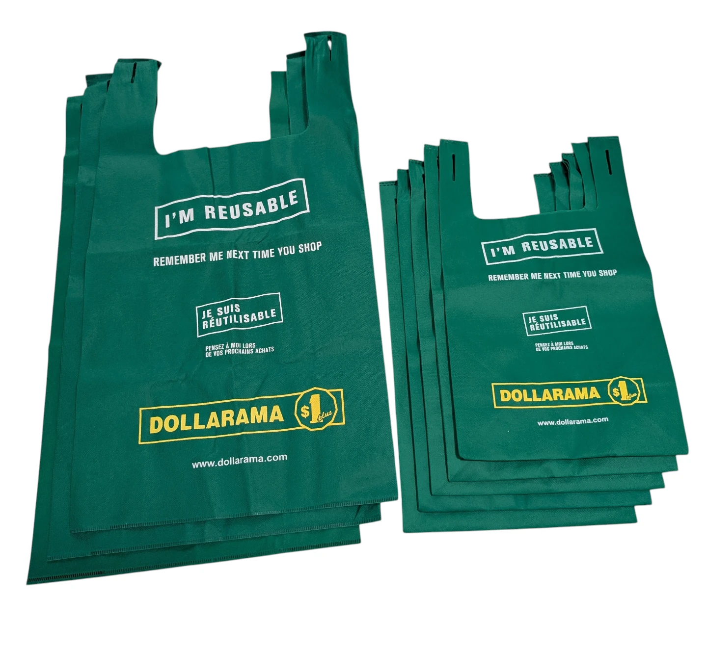 Dollarama Reusable Shopping Bags