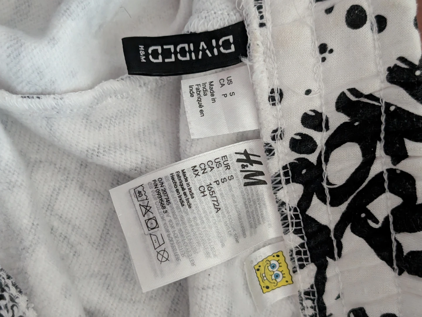 H&M Divided Spongebob Pants S - photo 3