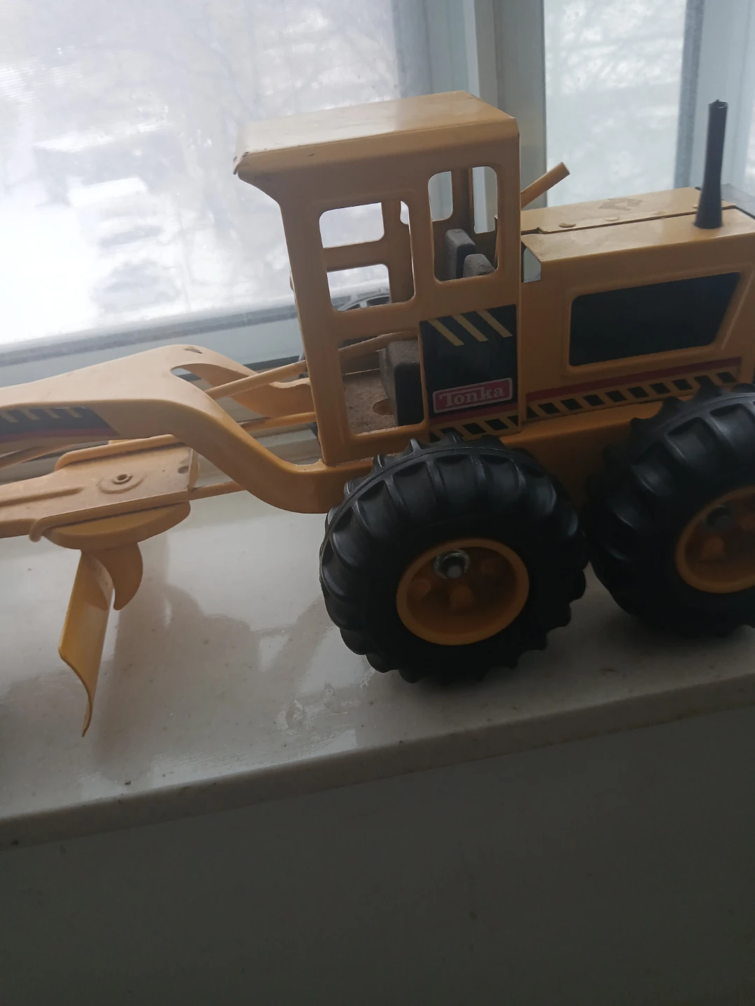 Vintage Tonka Yellow Motor Grader Toy