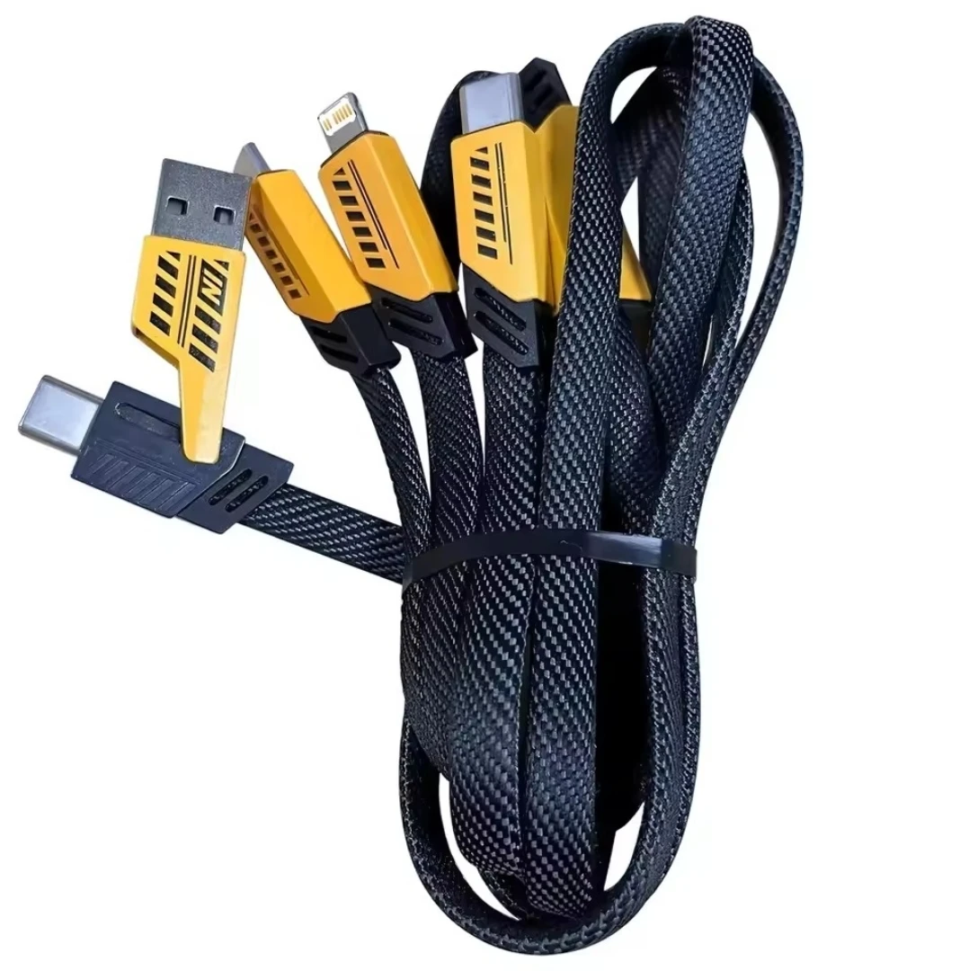 Ultra Fast Charging Data Cable, Micro, Type C, Lightning - photo 2