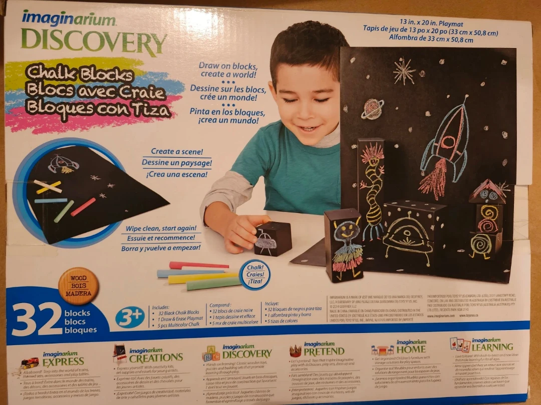 Imaginarium Discovery Chalk Blocks with Playmat - photo 2