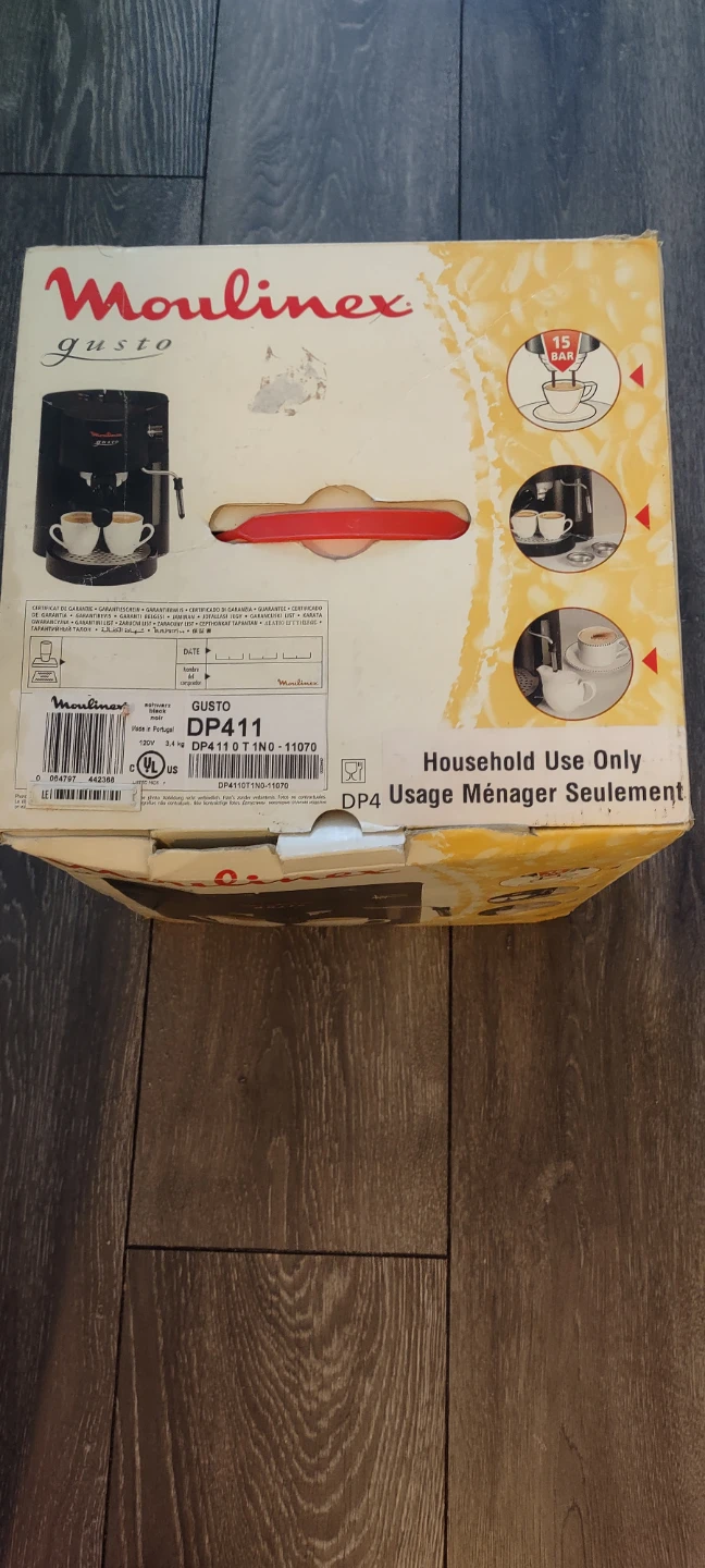 Moulinex Gusto Espresso Machine DP4