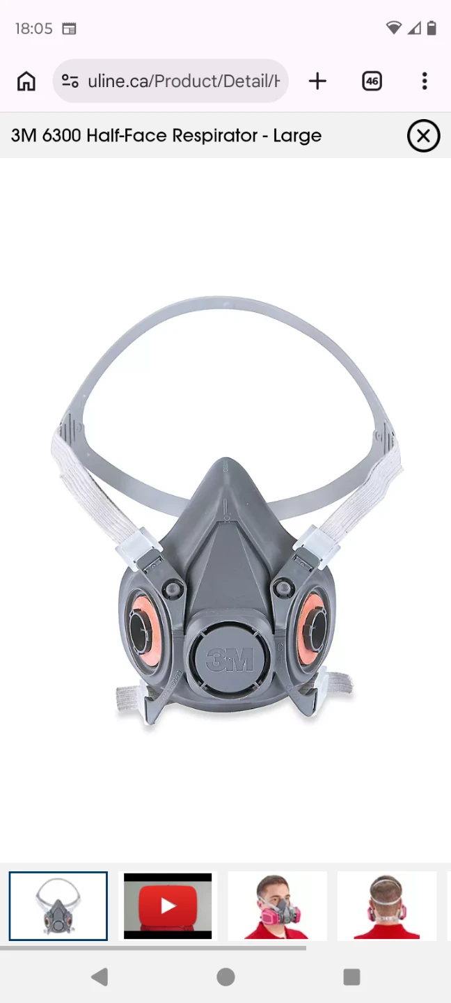 3M respirator mask and filters - photo 2