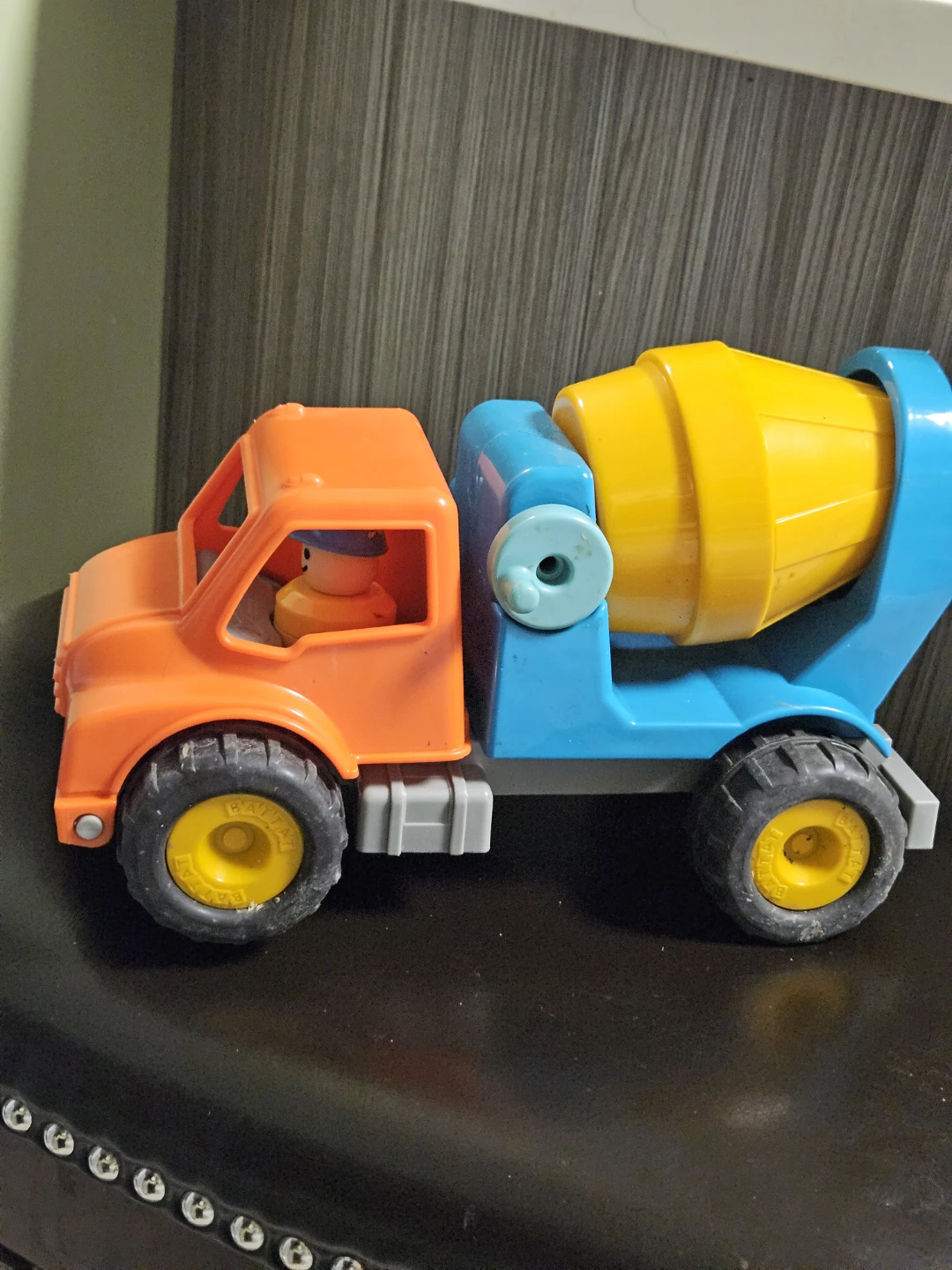 Tonka Cement Mixer Toy Truck with Figure