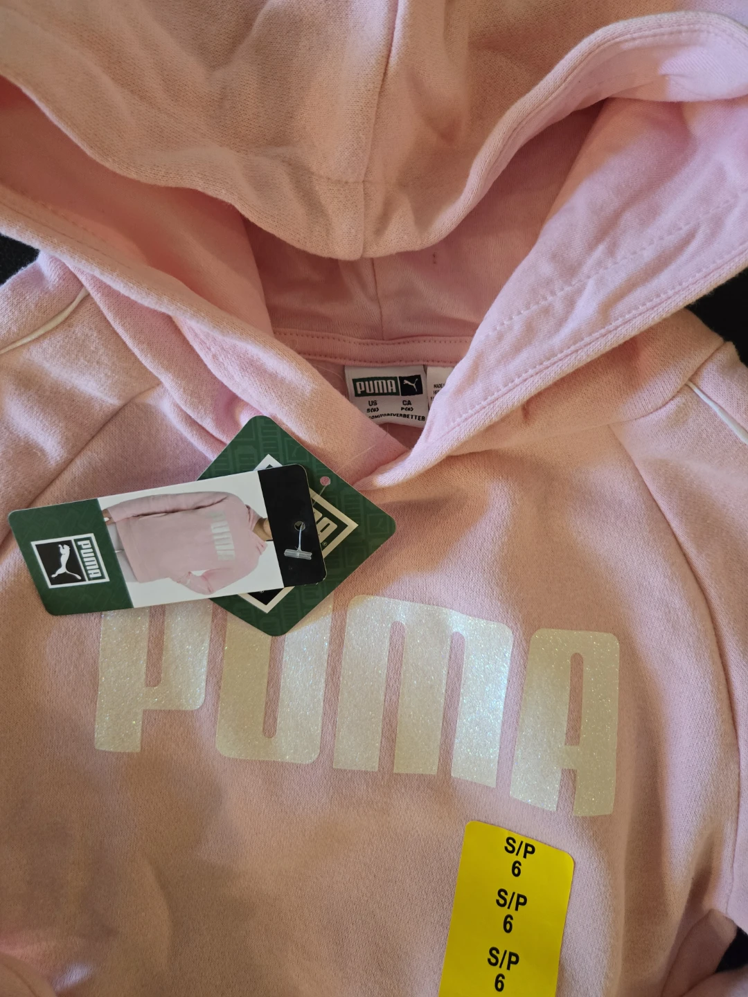 Puma Pink Hoodie Size 6 - photo 2